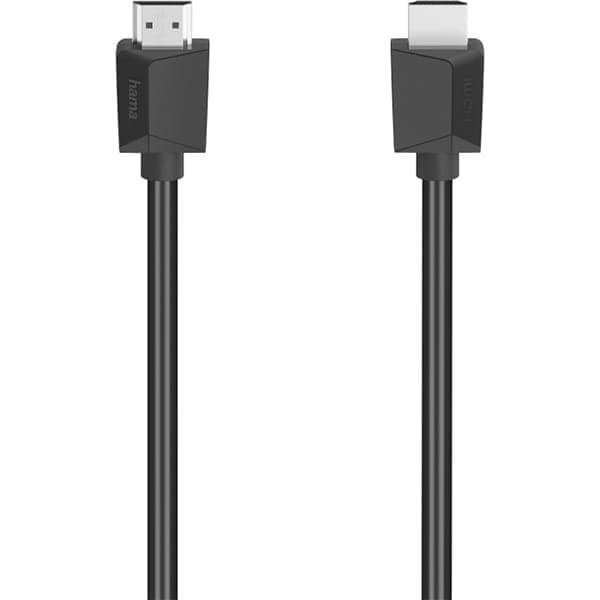 Cablu HDMI Ethernet HAMA 205004, 0.75m, 4K HDR, negru
