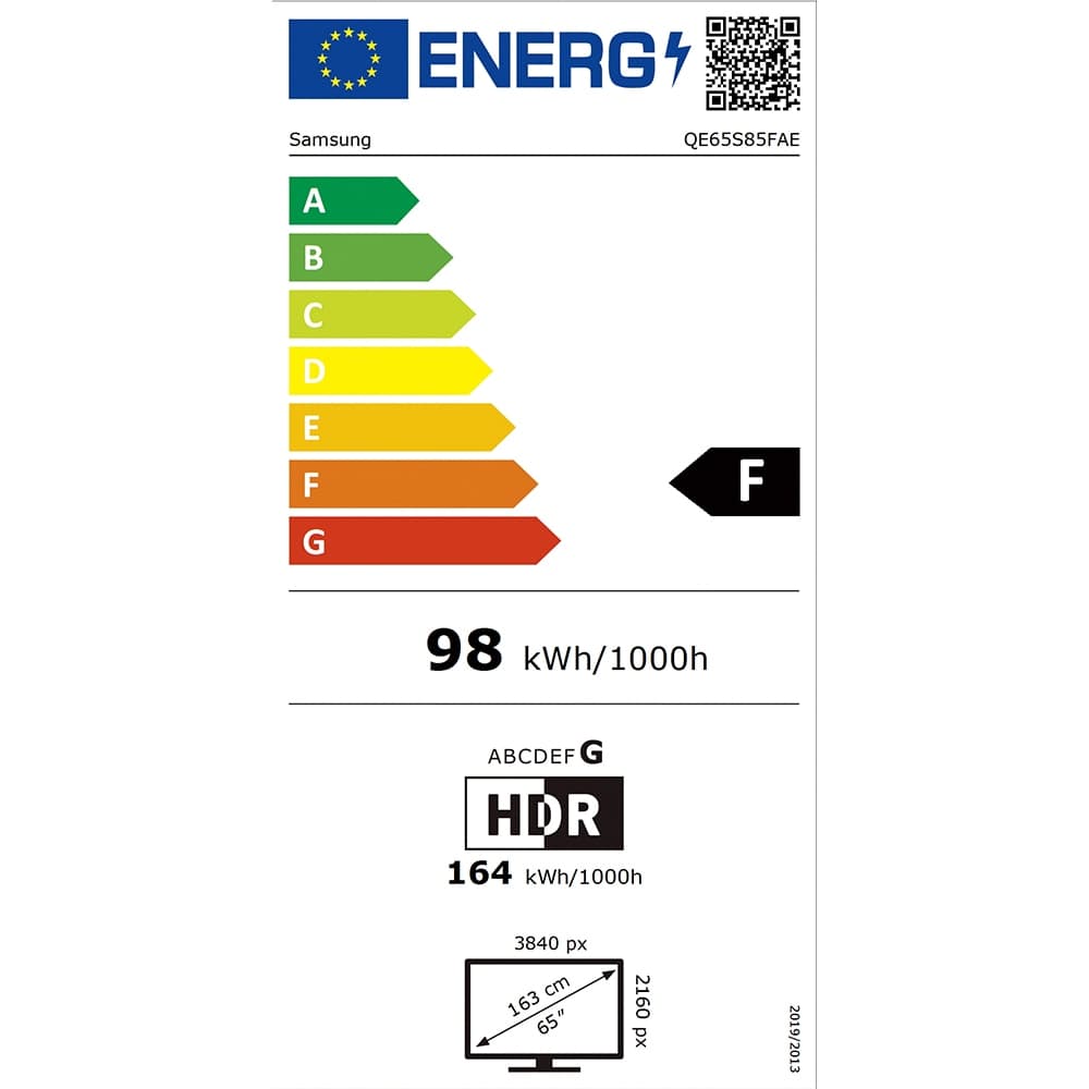 Televizor OLED Smart SAMSUNG 65S85F, 4K, HDR, 163cm